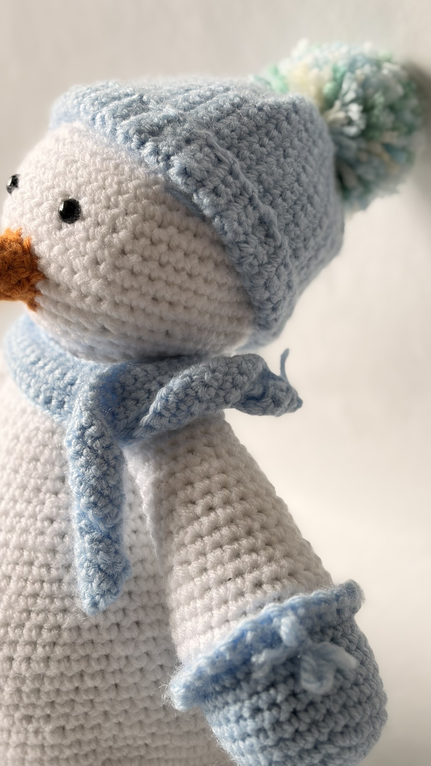 Snowman closeup
