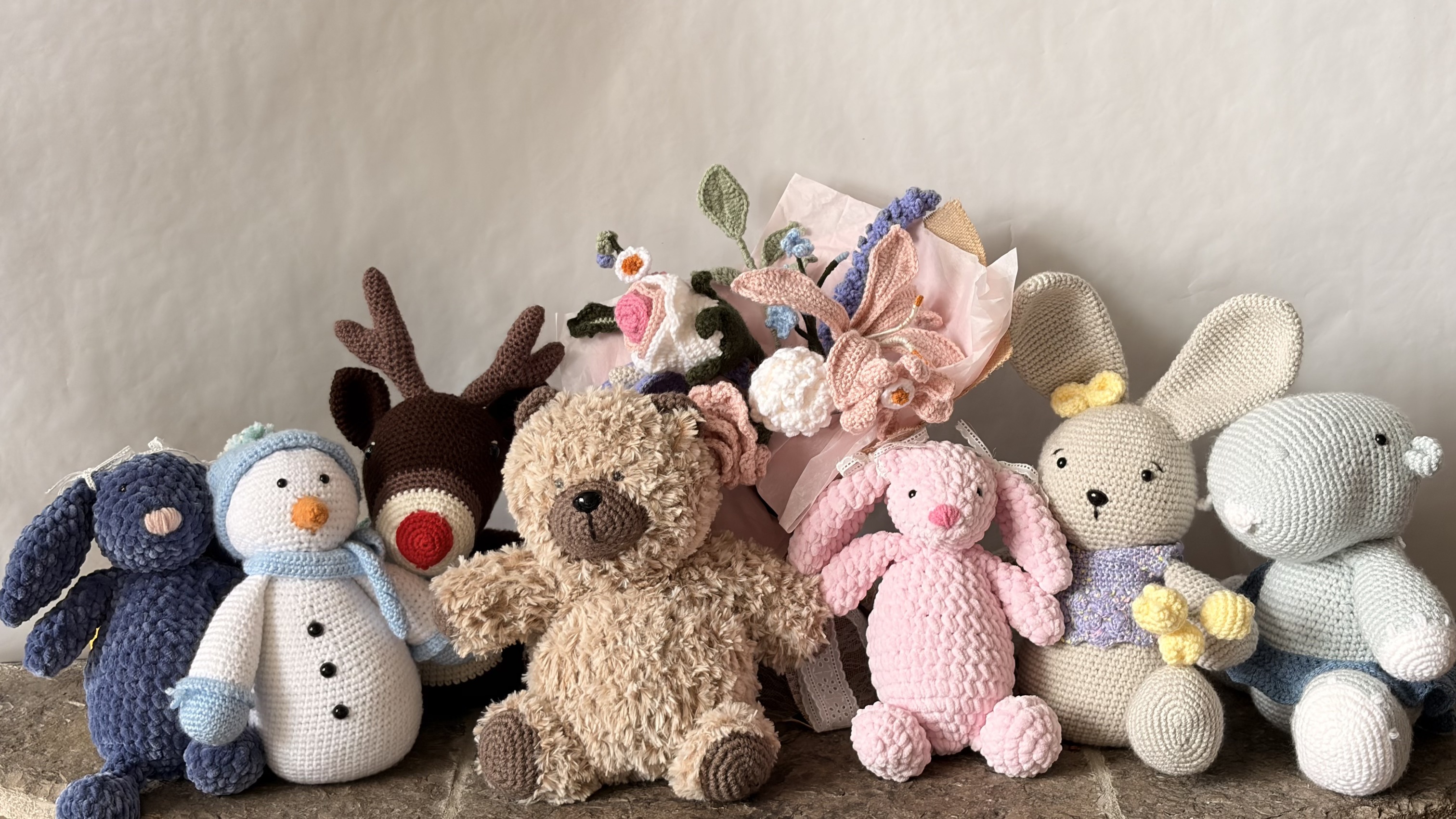 Get Hooked stuffies banner