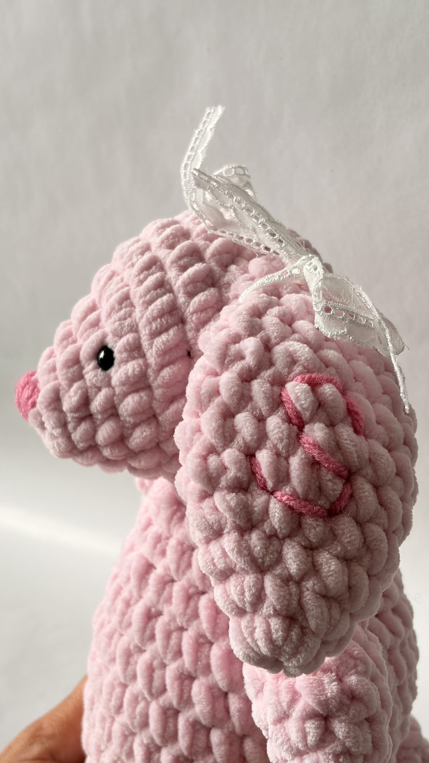 Velvet bunny closeup